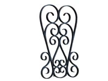 Window grille - Wall ornament - Black - 90 cm