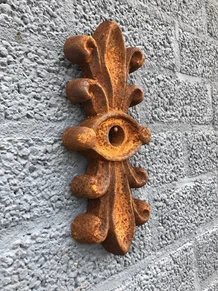 Cast Iron Wall Anchor – Decorative Beam Anchor – Classic Facade Ornament