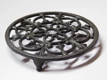 Grid - Pan holder - Round - Cast iron