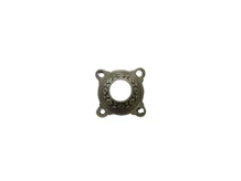 Rosette - patinated brass - rosette for door handle or door knob