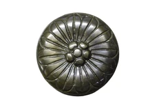 Door knob Flower - Fixed and Turnable - Brass