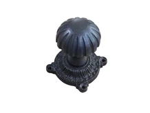 Deurknop ''Solvo'' + Rozet Dm 52 mm +  rozet - antieke ijzeren