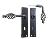 Set of door hardware - for internal doors BB 72 - antique iron - onion-shaped handles