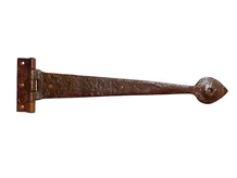 Hinge - Cast iron - Rust with Clear Lacquer