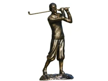Statue of a Golfer - Full Cast Iron