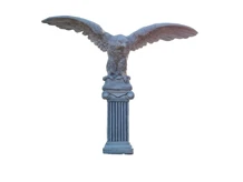 Eagle XXL on Pedestal - 160 cm - Solid Stone