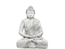 Buddha Statue XXL - 155 cm High | Solid Stone Garden Statue