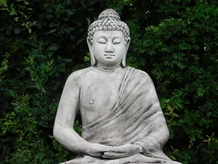 Buddha Statue XXL - 155 cm High | Solid Stone Garden Statue