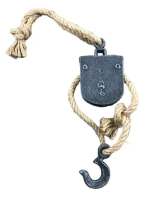 A beautiful robust hook, very decorative object