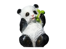Statue Sitting Panda - Polystone - in Colour