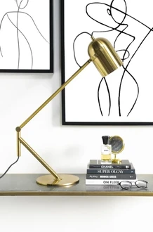Table lamp Sleek - 65 cm - Gold