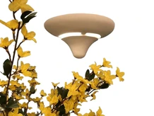 Wandlamp- terracotta steen -wit- W
