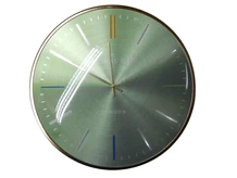 Oyster wall clock - Green - Round