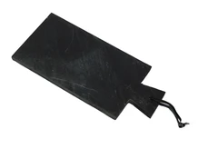 Snack board - cutting board - marble - 43 cm - Black