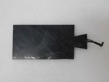 Snack board - cutting board - marble - 43 cm - Black