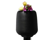 Vase - 50 cm - Black - Metal