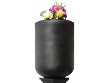 Vase - 60 cm - Black - Metal