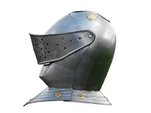 Knight's helmet - Metal - Polished and Oiled