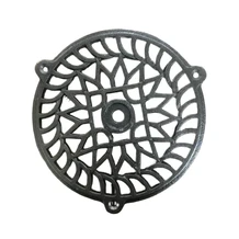 Wandbord, luchtrooster, van ijzer, 16 cm - L