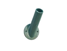 Flagpole holder - cast iron - dark green