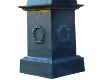 Large Pedestal - Column | Cast iron | Black