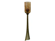 Standing Candlestick - 110 cm - Glass and Metal