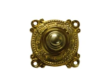 Doorbell - 5 x 5 cm - Polished Brass
