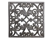 Grill rack - Pan holder - 17 x 17 cm - Cast iron
