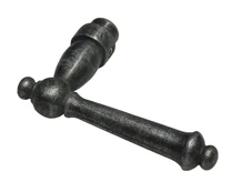 Door handle York - Cast iron Galvanised