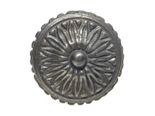 Fixed Door Knob Milano - Cast Iron Galvanised
