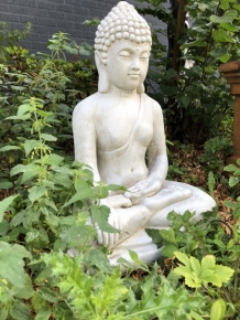 Meditating Buddha - 77 cm - Stone