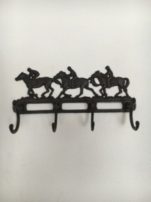 Kapstok met Paarden - 8 haaks - Gietijzer