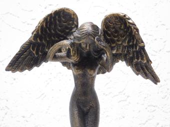 Beeld Naakte Engel - 38 cm - Gietijzer