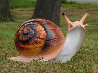 Snail statue - 40 cm - Polystone