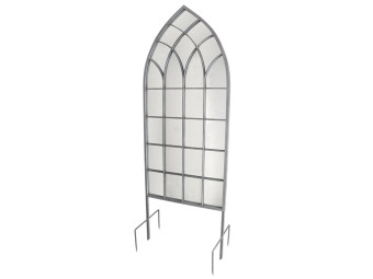 Gothic Mirror XL Garden Stick - 180 cm - Metal