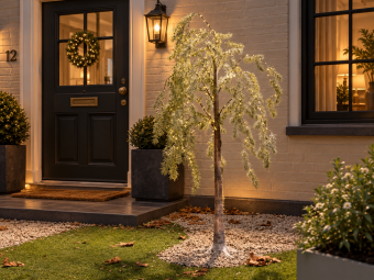 LED Light Tree with Hanging Branches - 150 cm - For Outdoor Use - with Timer