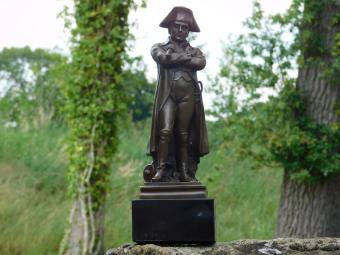 Statue Napoleon - Bronze - auf Marmorsockel