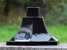Lamp base - Hexagon - Black - Alu