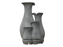 Water Spout with 4 Jugs - 70 x 40 cm - Stone