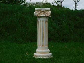 Verzierter Sockel - 75 cm - Polystone