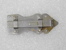 Decorative sliding lock - 9.5 cm - Antique look