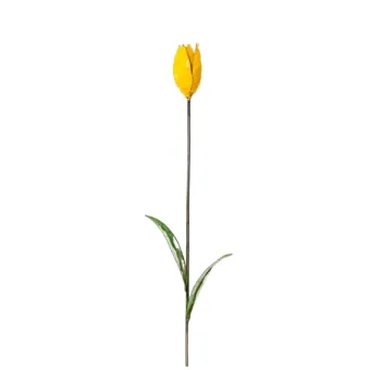 Garden Stick Yellow Tulip - Metal - Garden decoration