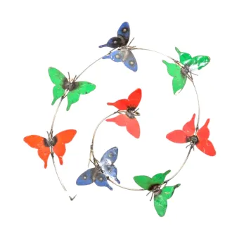 Vlinder Ornament - Rond Wandornament - 'The Butterflies'