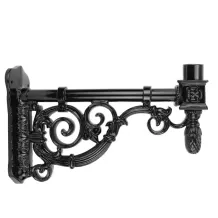 Gable arm Large, wall bracket aluminum for outdoor lighting, beautiful.