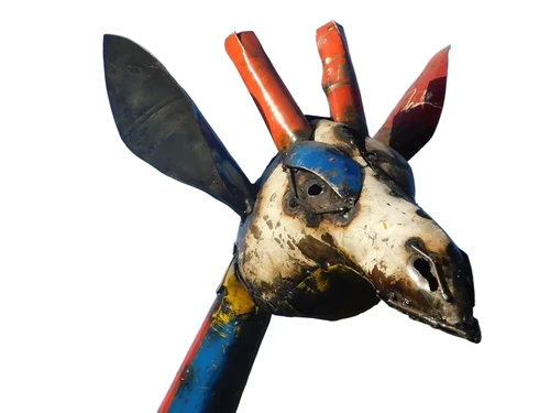 Giraffe ‘Azura’ - 155 cm - Handmade Artwork