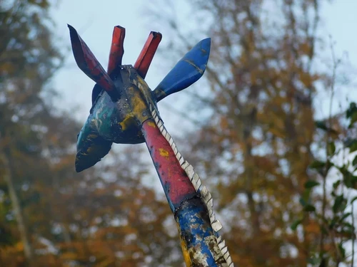 Giraffe ‘Azura’ - 155 cm - Handmade Artwork