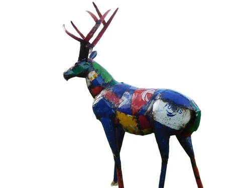 Deer in Colour - 185 cm - Handmade & Unique