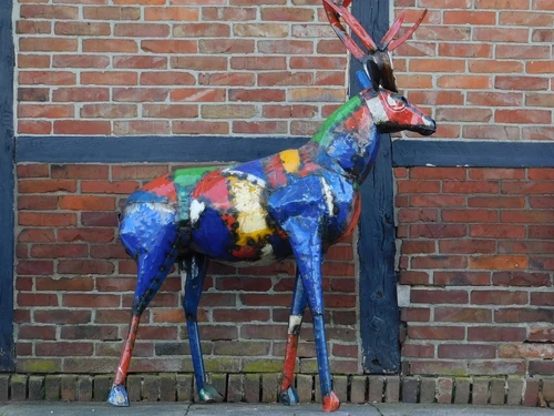Deer in Colour - 185 cm - Handmade & Unique