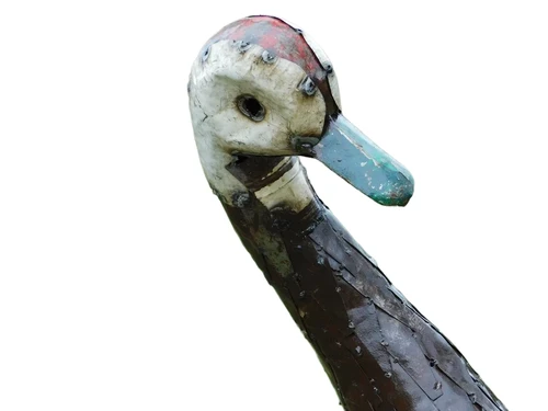 Mute Swan - 128 cm - Unique and Handmade from Metal