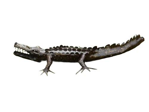 Crocodile XL - 220 cm - Unique and Handmade from Metal